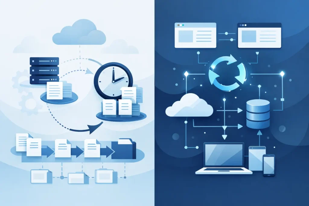 Batch Sync vs Real Time Integration