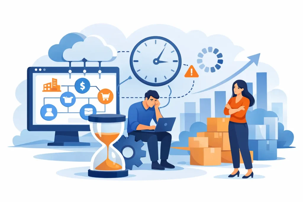 What Causes ERP Sync Delays in Growing Firms?